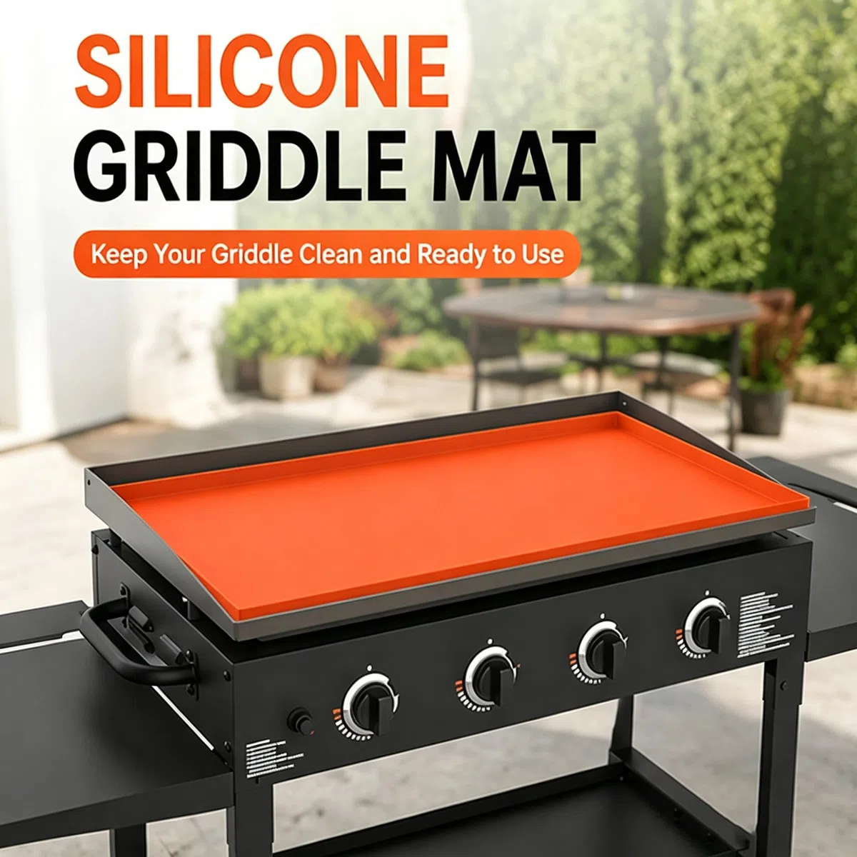 ZORQ Silikonowa mata grillowa kompatybilna z Barbecook Arthur 3 2020-2024