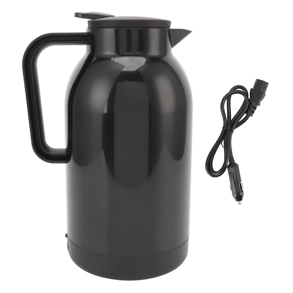 Kubek grzewczy do samochodu, przenośny czajnik elektryczny ze stali nierdzewnej do herbaty czarnej kawy 1300 ml